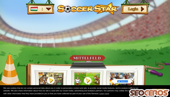 soccerstar.hu desktop Vista previa