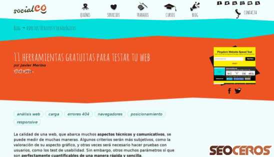 socialco.es/herramientas-gratuitas-para-testar-tu-web desktop náhled obrázku