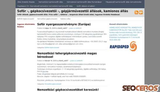 soforallasok.info desktop previzualizare