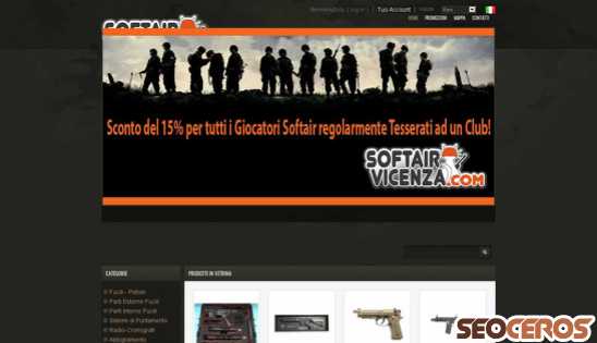 softairvicenza.com desktop náhled obrázku