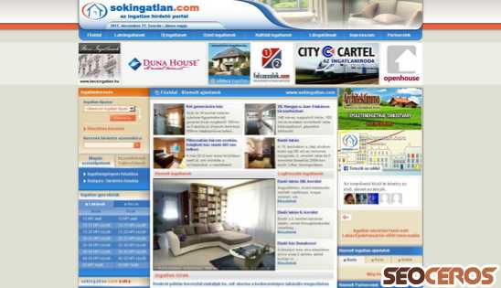 sokingatlan.com desktop előnézeti kép