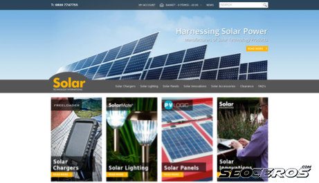 solartechnology.co.uk desktop obraz podglądowy