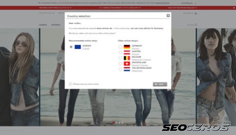 soliver.de desktop náhľad obrázku