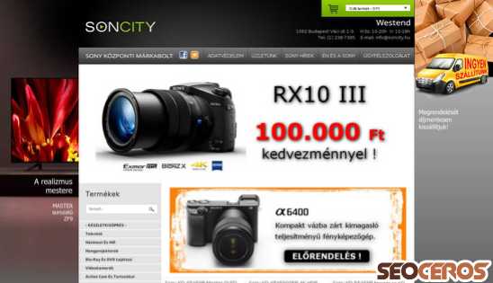 soncity.hu desktop előnézeti kép