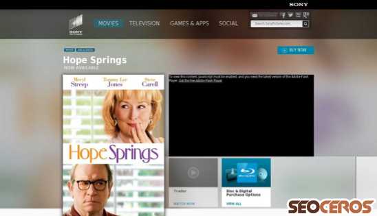 hopesprings-movie.com desktop prikaz slike