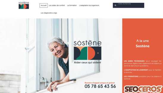 sostene.fr desktop obraz podglądowy