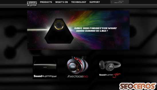 soundblaster.com desktop náhľad obrázku