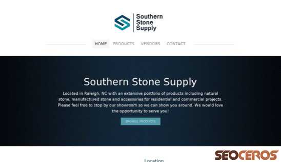 southernstonesupply.com desktop Vista previa