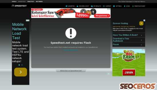 speedtest.net desktop náhľad obrázku