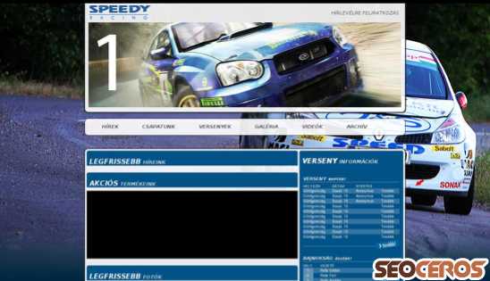 speedymotorsport.hu desktop náhled obrázku