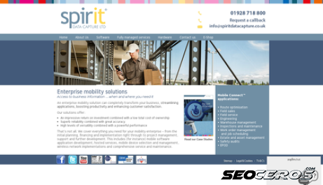 spiritdc.co.uk desktop náhled obrázku