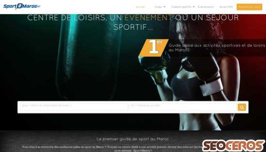 sportomaroc.ma desktop förhandsvisning
