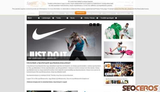sportshop24.hu desktop Vorschau