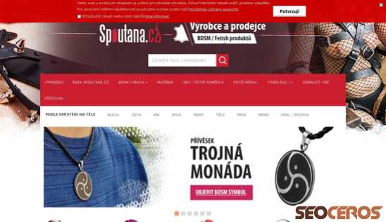 spoutana.cz desktop förhandsvisning