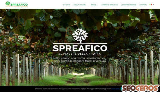 spreafico.net/it desktop vista previa