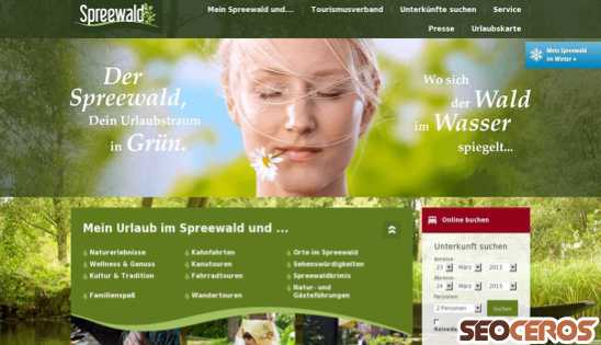 spreewald.de desktop előnézeti kép