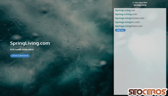 springliving.com desktop előnézeti kép