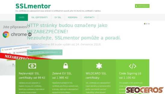 sslmentor.cz desktop Vista previa