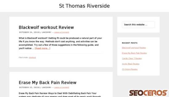 st-thomas-riverside.com desktop preview