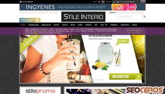 stileinterio.hu desktop előnézeti kép