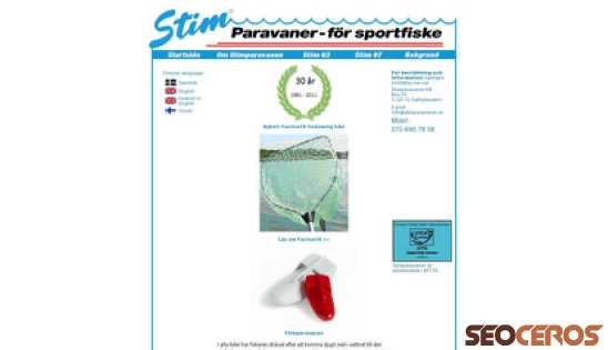 stimparavaner.se desktop náhled obrázku