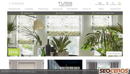 stores-tuiss.fr desktop náhled obrázku