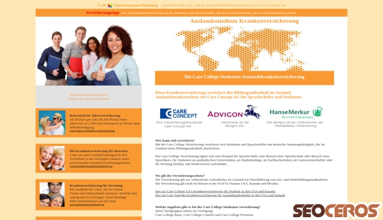 studenten-krankenversicherung-ausland.de/auslandsstudium-krankenversicherung.html desktop előnézeti kép