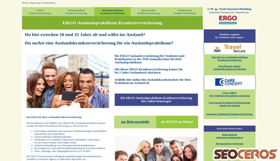 studenten-versicherung-ausland.de/auslandspraktikum-versicherung.html desktop Vorschau
