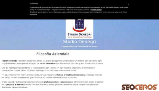 studiodenegri.info desktop náhľad obrázku