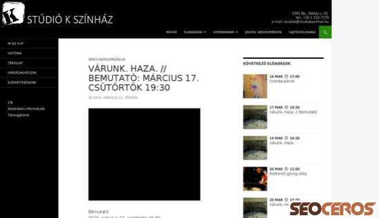 studiokszinhaz.hu desktop Vista previa