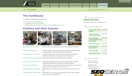 thecookhouse.co.uk desktop előnézeti kép