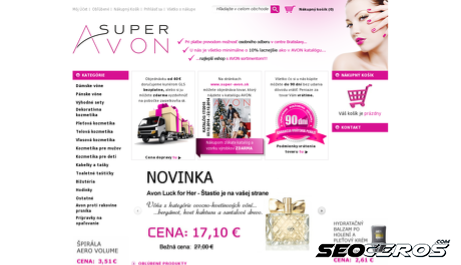 super-avon.sk desktop náhled obrázku
