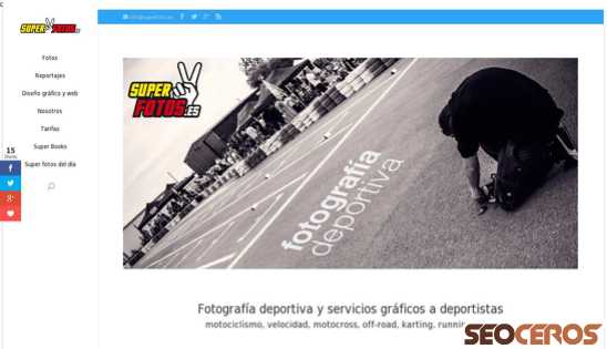 superfotos.es desktop förhandsvisning