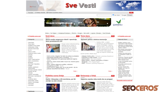 svevesti.com desktop förhandsvisning