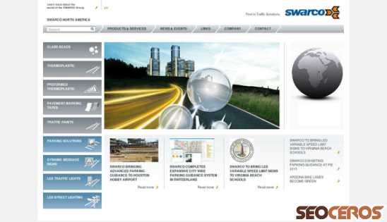 swarco.com desktop preview
