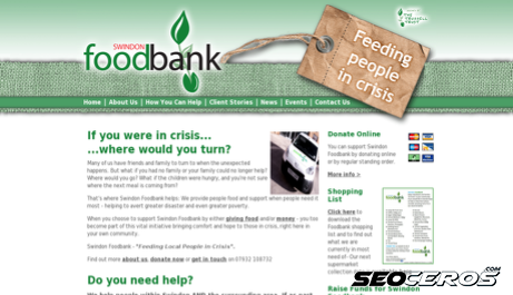 swindonfoodbank.co.uk desktop náhľad obrázku