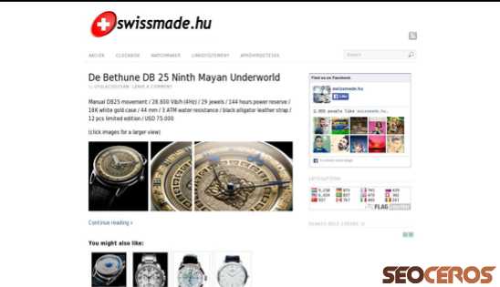 swissmade.hu desktop náhľad obrázku