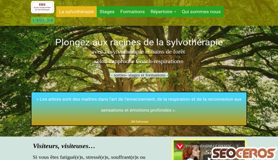 sylvotherapie.net desktop náhľad obrázku