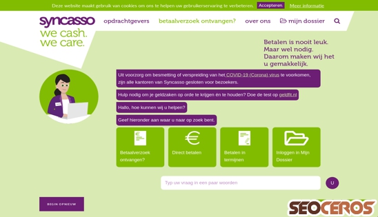 syncasso.nl desktop förhandsvisning