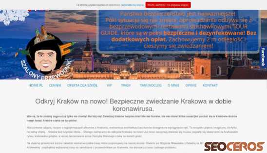 szalonyprzewodnik.pl/bezpieczne-zwiedzanie-krakowa desktop előnézeti kép