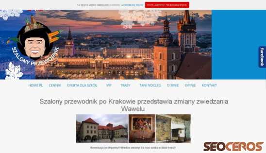 szalonyprzewodnik.pl/wawel desktop előnézeti kép