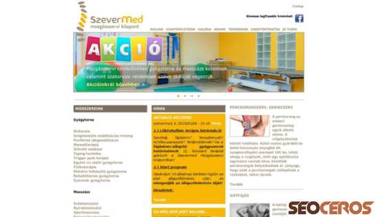 szevermed.hu desktop náhľad obrázku