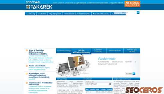 szigetvaritakarek.hu desktop előnézeti kép