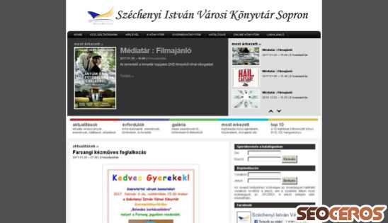 szivk.hu desktop előnézeti kép