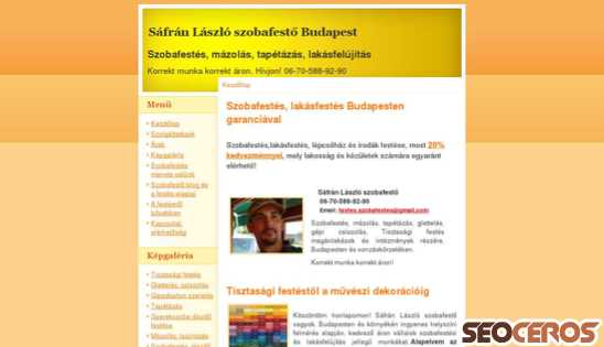 szobafesto-budapest.hu desktop preview