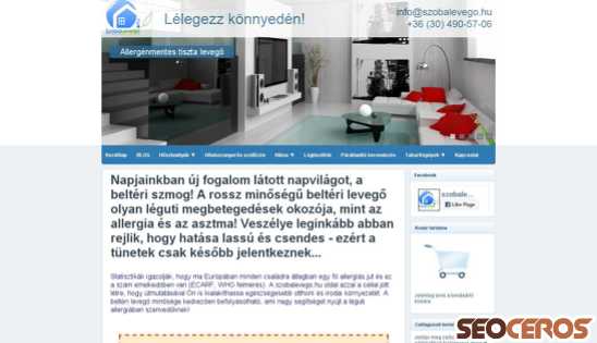 szobalevego.hu desktop előnézeti kép