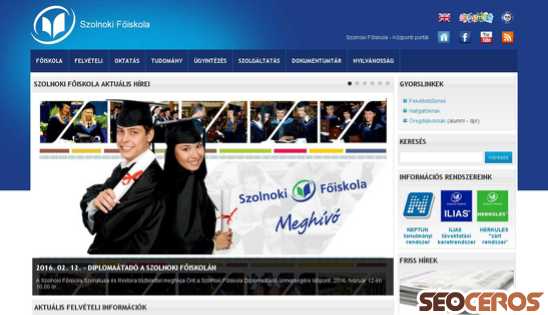 szolfportal.hu desktop előnézeti kép
