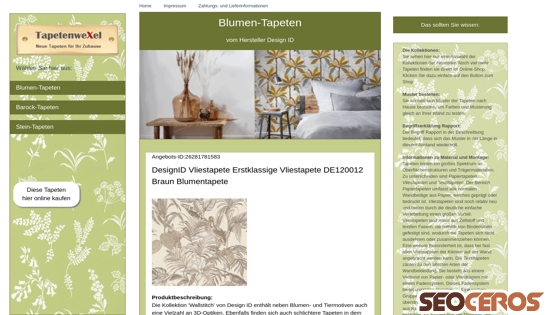 tapetenwexel.de/blumentapeten/design-id-tapete-blumen-pflanzen-motive.php desktop Vorschau