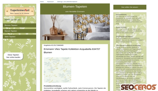 tapetenwexel.de/blumentapeten/erismann-tapete-blumen-pflanzen-motive.php desktop obraz podglądowy