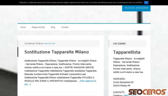 tapparellista.info desktop náhľad obrázku